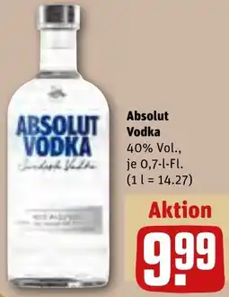 REWE Absolut Vodka Angebot