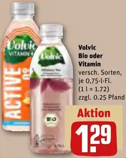 REWE Volvic Bio oder Vitamin Angebot