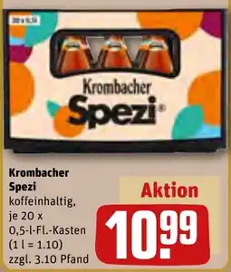 REWE Krombacher Spezi Angebot