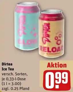 REWE Dirtea Ice Tea Angebot