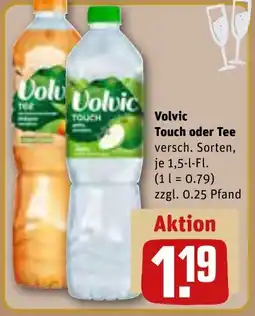 REWE Volvic Touch oder Tee Angebot