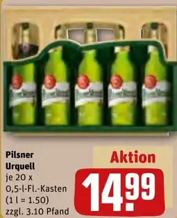 REWE Pilsner Urquell Angebot