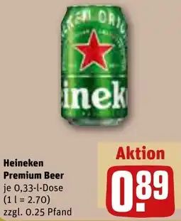 REWE Heineken Premium Beer Angebot