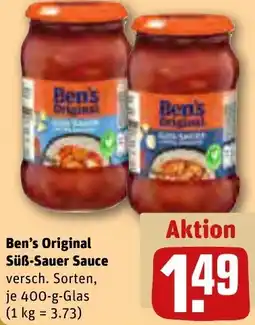 REWE Ben's Original Süß-Sauer Sauce Angebot
