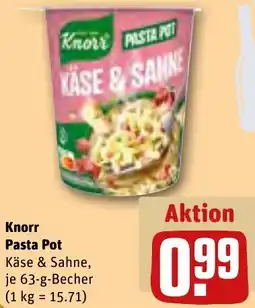 REWE Knorr Pasta Pot Angebot