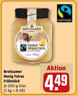 REWE Breitsamer Honig Faires Frühstück Angebot