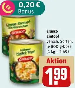 REWE Erasco Eintopf Angebot