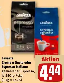 REWE Lavazza Crema e Gusto oder Espresso Italiano Angebot