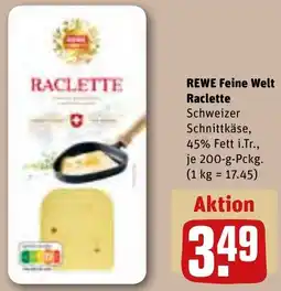 REWE REWE Feine Welt Raclette Angebot