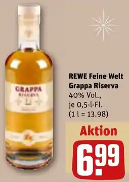 REWE REWE Feine Welt Grappa Riserva Angebot