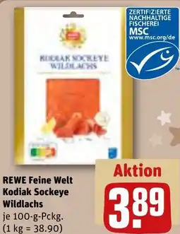 REWE REWE Feine Welt Kodiak Sockeye Wildlachs Angebot