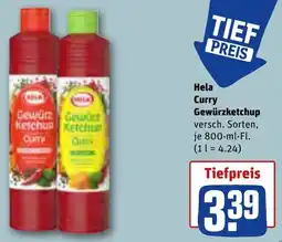 REWE Hela Curry Gewürzketchup Angebot