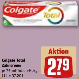 REWE Colgate Total Zahncreme Angebot