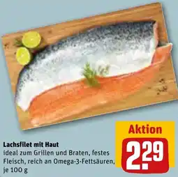 REWE Lachsfilet mit Haut Angebot
