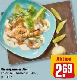 REWE Riesengarnelen Aioli Angebot