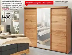 Zurbrüggen LINEA NATURA Schwebetürenschrank VITUS Angebot