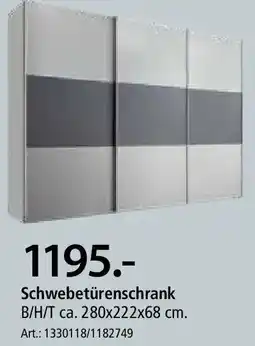 Zurbrüggen Moderano Schwebetürenschrank Angebot