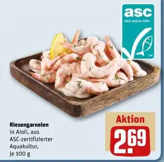 REWE Riesengarnelen Angebot
