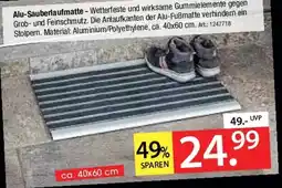 Zurbrüggen Alu Sauberlaufmatte Angebot