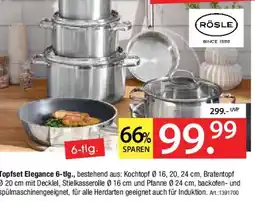 Zurbrüggen RÖSLE Topfset Elegance 6-tlg. Angebot