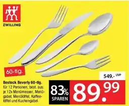 Zurbrüggen ZWILLING Besteck Beverly 60-tlg. Angebot