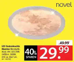 Zurbrüggen Novel LED Deckenleuchte Moonica Angebot