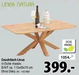 Zurbrüggen LINEA NATURA Couchtisch Linus Angebot