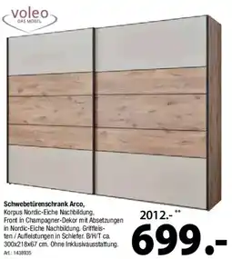 Zurbrüggen Voleo Schwebetürenschrank Arco Angebot