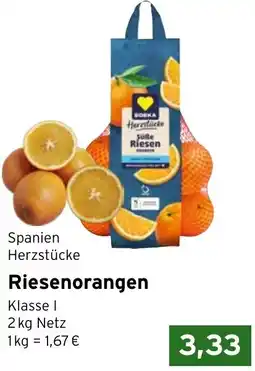 CAP Markt Spanien Herzstücke Riesenorangen Angebot