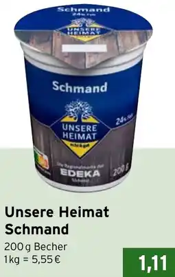 CAP Markt Unsere Heimat Schmand Angebot