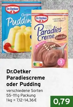 CAP Markt Dr. Oetker Paradiescreme oder Pudding Angebot