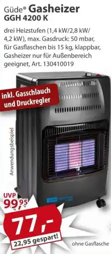 Sonderpreis Baumarkt Güde Gasheizer GGH 4200 K Angebot