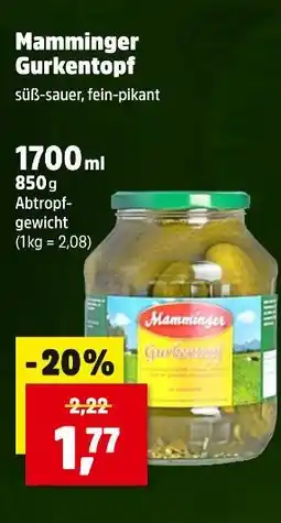 Thomas Philipps Maminger gurkentopf Angebot