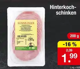 Zimmermann Hümmlinger hinterkochschinken Angebot