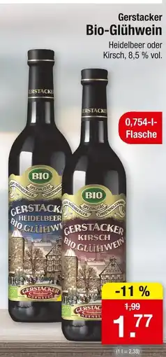 Zimmermann Gerstacker bio-glühwein heidelbeer Angebot
