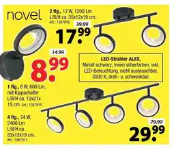 Zurbrüggen Novel led-strahler alex 1-flg Angebot