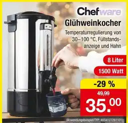 Zimmermann Chefware glühweinkocher Angebot