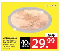 Zurbrüggen Novel led deckenleuchte moonica Angebot