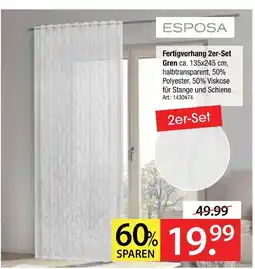 Zurbrüggen Esposa fertigvorhang Angebot