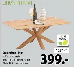 Zurbrüggen Linea natura couchtisch linus Angebot