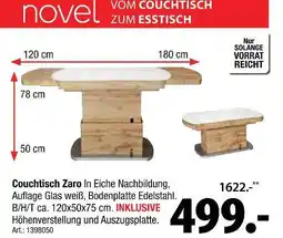 Zurbrüggen Novel couchtisch zaro Angebot