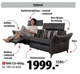 Zurbrüggen Sofa 2,5-sitzig Angebot
