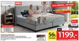 Zurbrüggen Moderano familien-boxspringbett maxi Angebot
