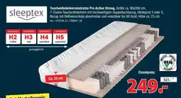 Zurbrüggen Sleeptex taschenfederkernmatratze pro active strong Angebot
