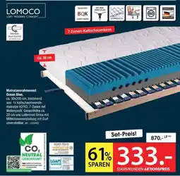 Zurbrüggen Lomoco matratzenrahmenset ocean blue Angebot