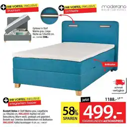 Zurbrüggen Moderano boxbett helios Angebot