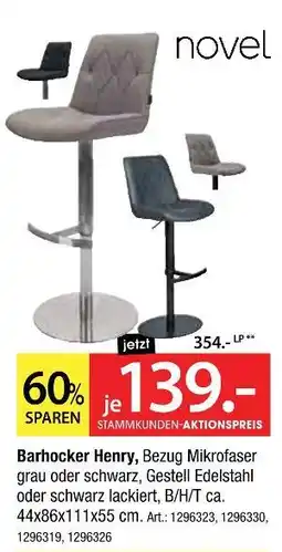 Zurbrüggen Novel barhocker henry Angebot