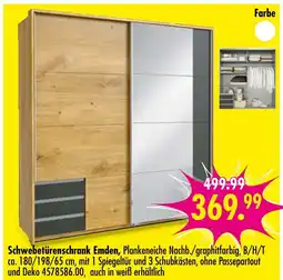 Möbel Boss Schwebetürenschrank emden Angebot