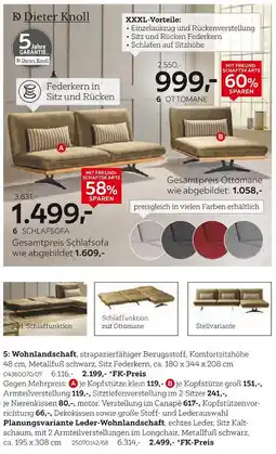 XXXLutz Schlafsofa Angebot