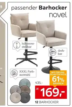 XXXLutz Novel barhocker Angebot